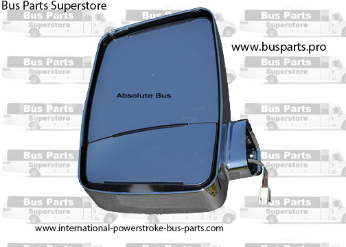 Velvac Bus & RV Side View Mirror Left Side Chrome Heated Remote. Integrated Mirror Head. Mirror Head Only. Shuttle Bus Mirror. 2003 and Up. Ford Econoline